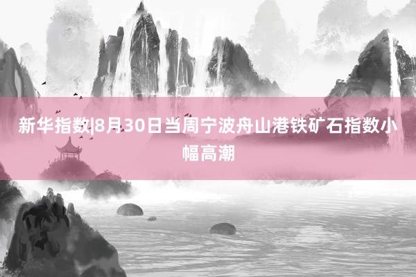 新华指数|8月30日当周宁波舟山港铁矿石指数小幅高潮